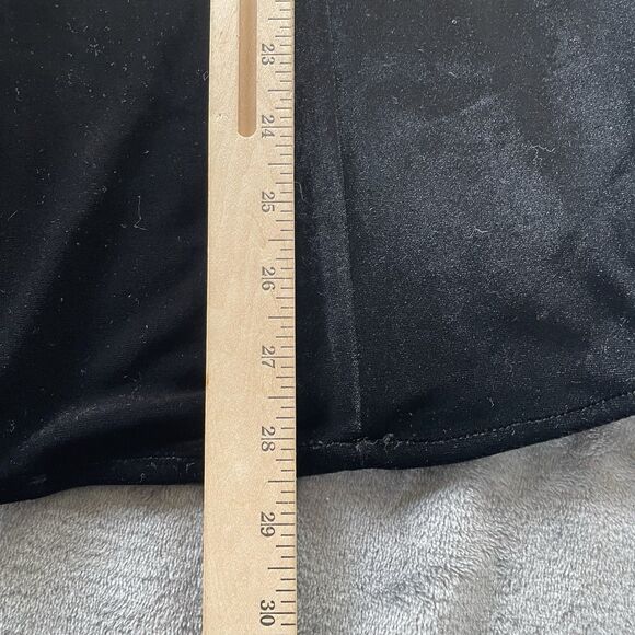 Vtg Quacker Factory Tunic Womens Medium Black Velvet Button Up Whimsigoth Fairy - Picture 7 of 9